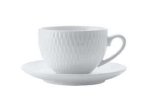 White Basics Diamonds Demi Cup And Saucer 90Ml